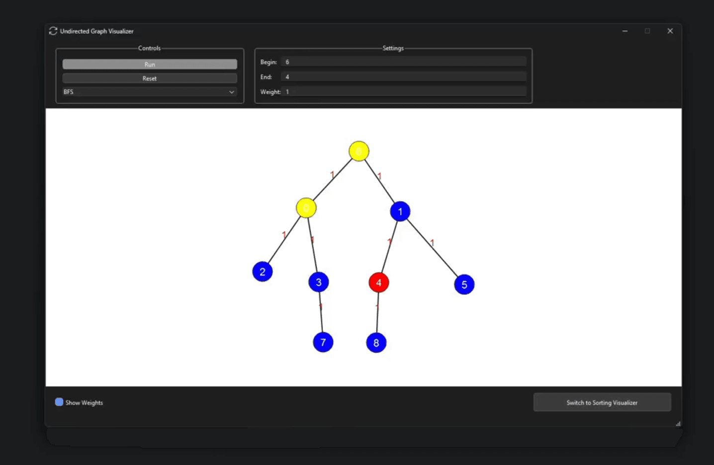 Sorting & Graph Algorithms Visualizer