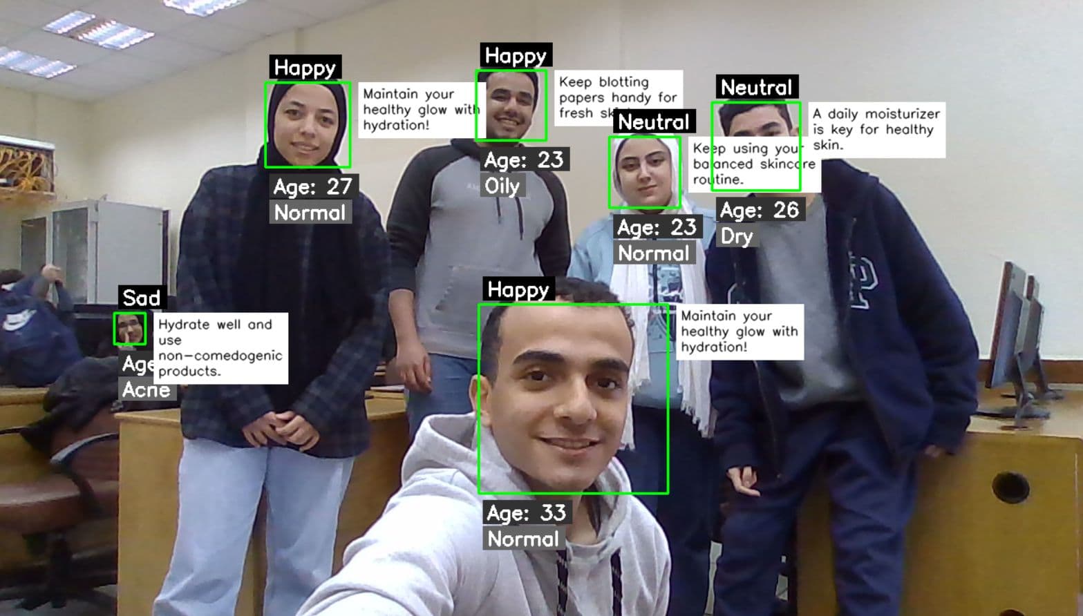 AI-powered Face Detection & Analysis System